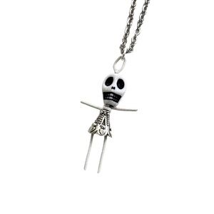 White Skeleton Necklace